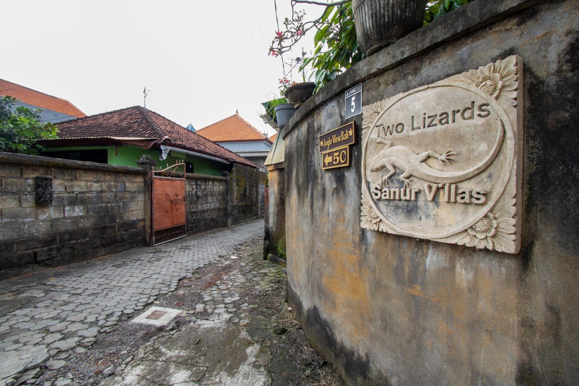 Two Lizards Beach Villas Sanur Eksteriør bilde